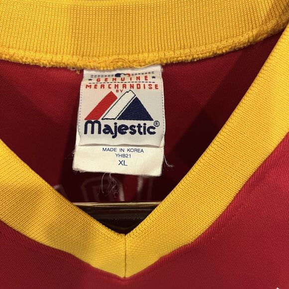 Albert Pujols #5 St. Louis Cardinals Men Red Pullover Sewn Jersey Sz XL Majestic - Picture 2 of 8